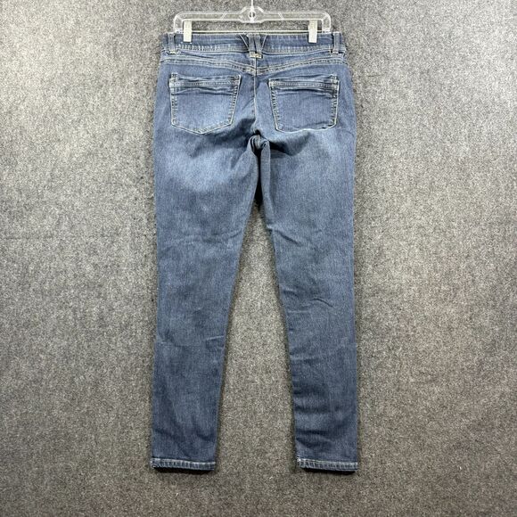 Democracy Ab Technology Jeans Women's 8 Blue Dark Wash Stretch Skinny - Picture 8 of 9